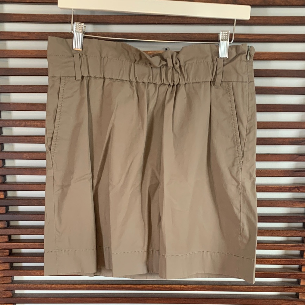 Banana Republic Tan Paperbag Waist Skirt